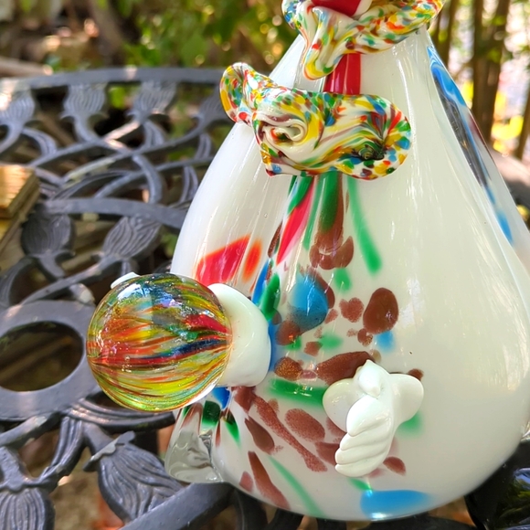 Rare HTF Vintage 💎 Murano, Italy 🤡 hand-blown VENETIAN GLASS CLOWN 🤡 pristine - Picture 3 of 13
